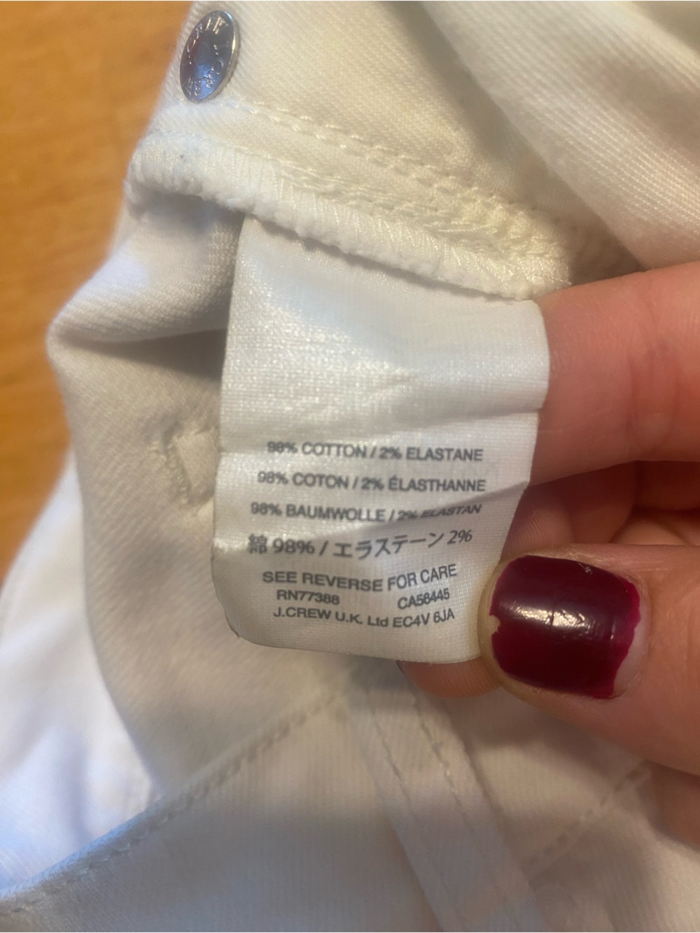 J. Crew White Denim Mini Skirt with Raw Hem - Picture 6 of 12